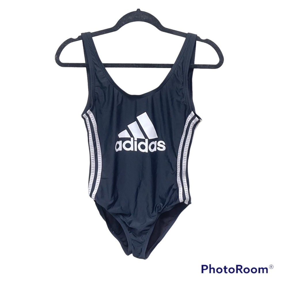 Adidas Core Solid Logo Swimsuit Size Medium - Picture 3 of 10